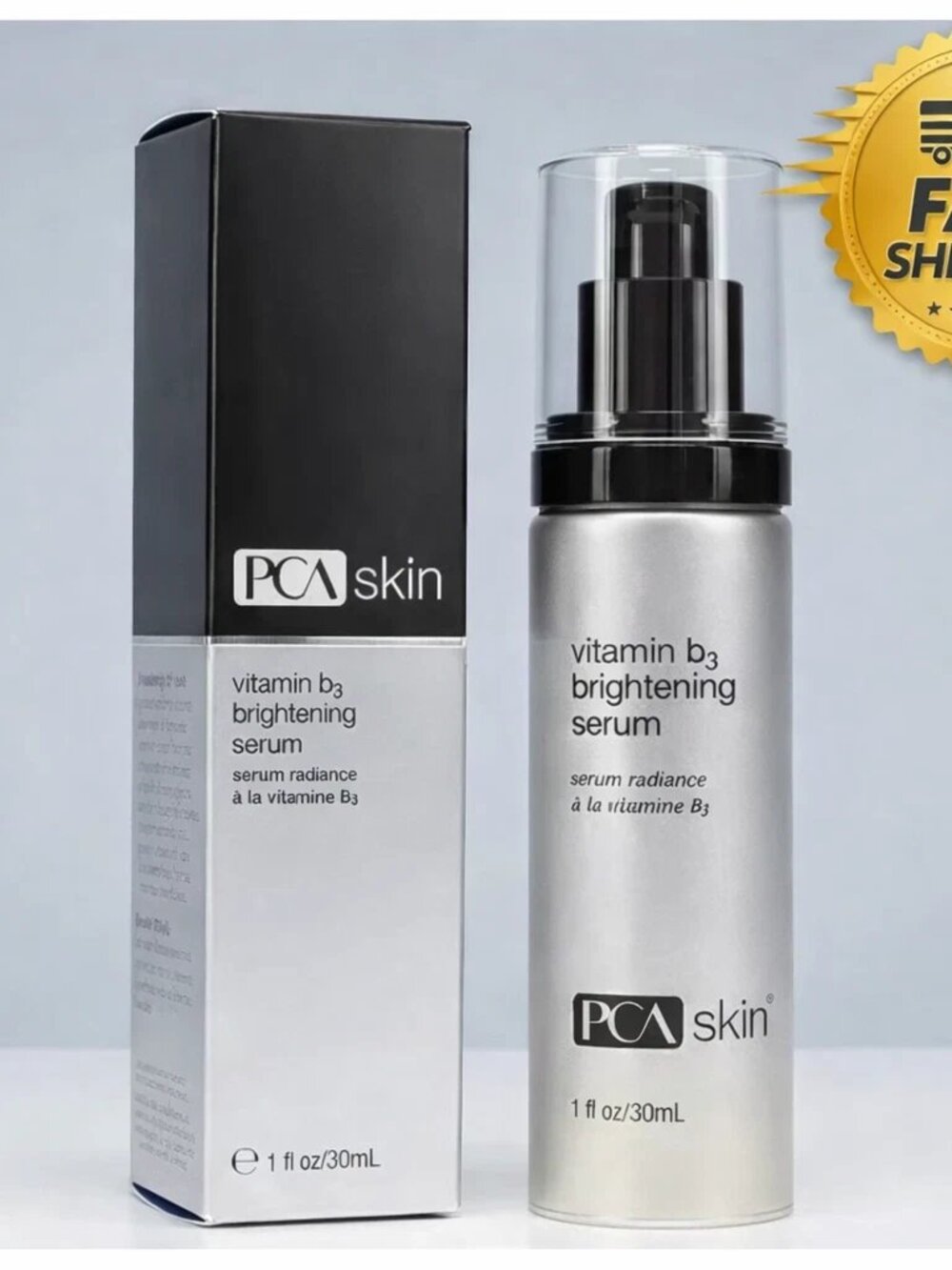 PCA Skin Vitamin B3 Brightening Serum 1oz 30ml Niacinamide Face Serum